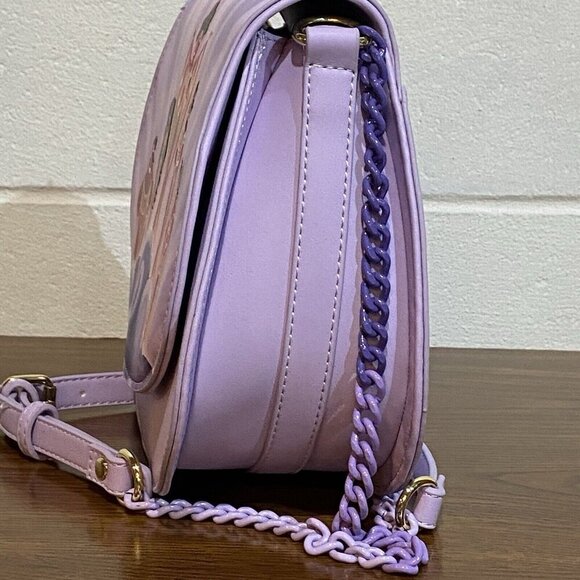 Loungefly Disney Hercules Muses Clouds Crossbody Bag 2022 Unisex Purple Vacation - Picture 9 of 16